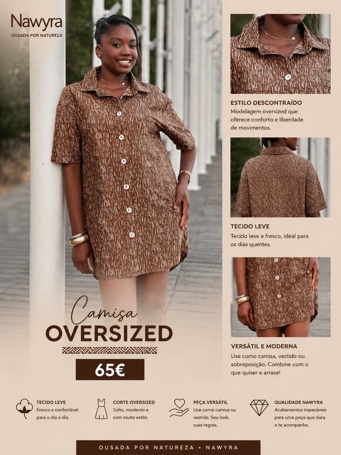 Camisa Oversize